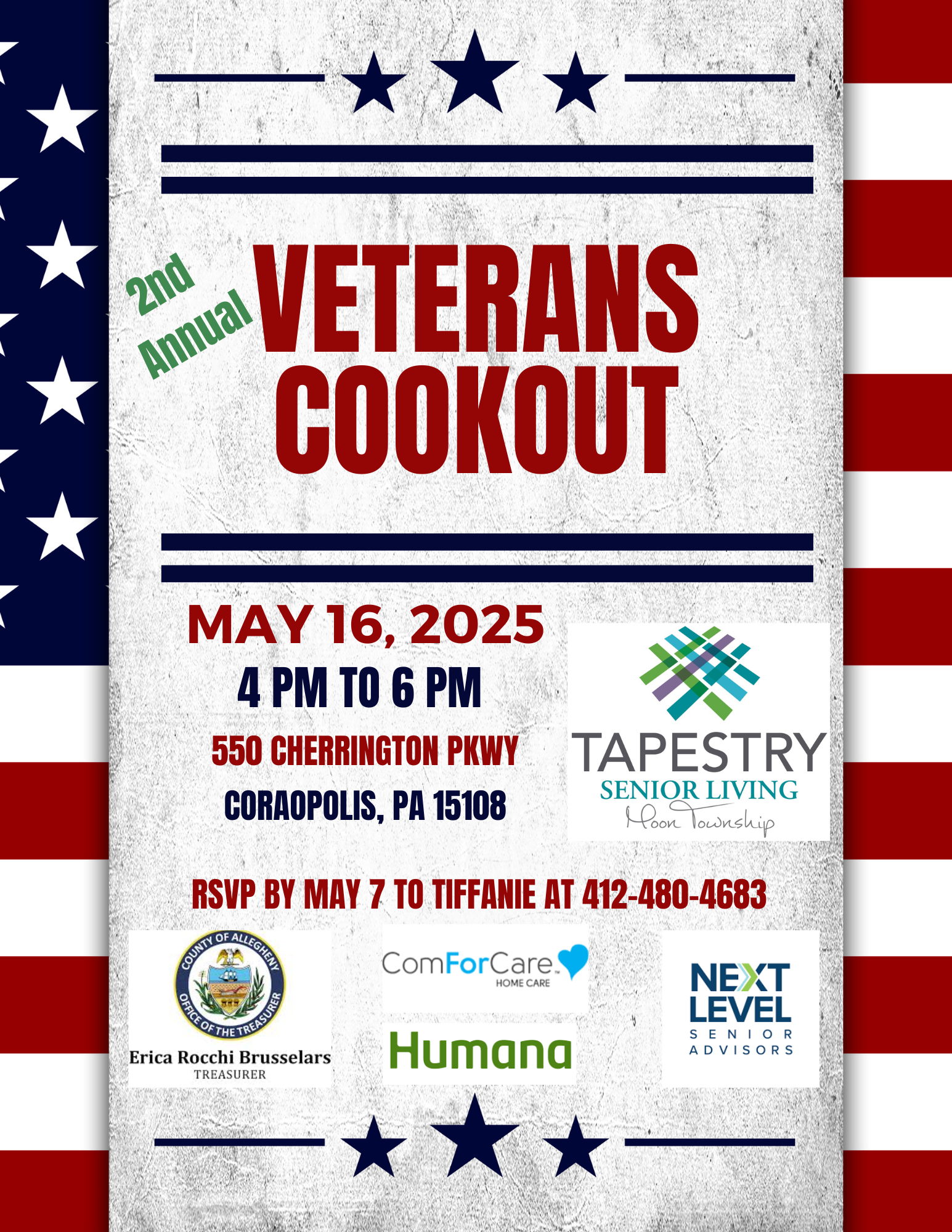 2nd Annual Veterans Cookout